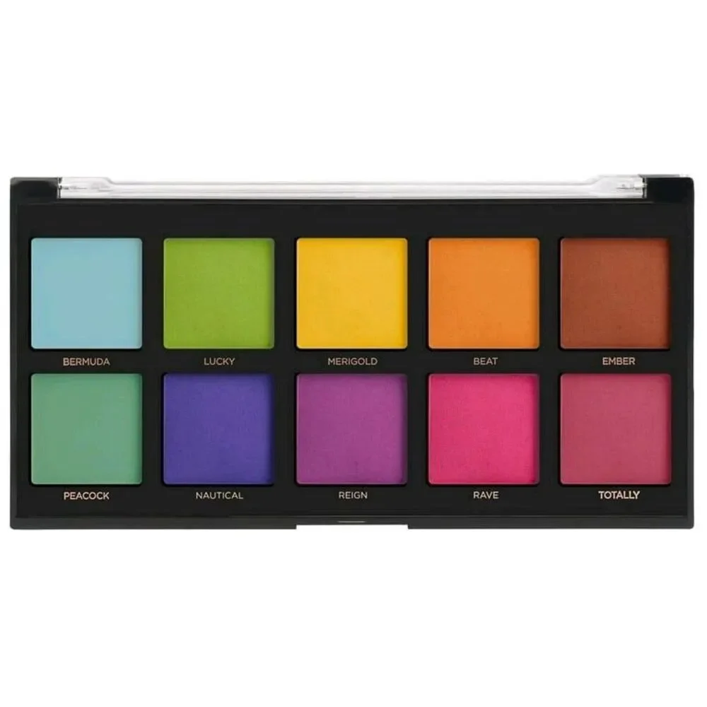 New Profusion Cosmetics 10 Shade Spectrum Multi-Color Eyeshadow Palette